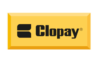 The logo of Clopay